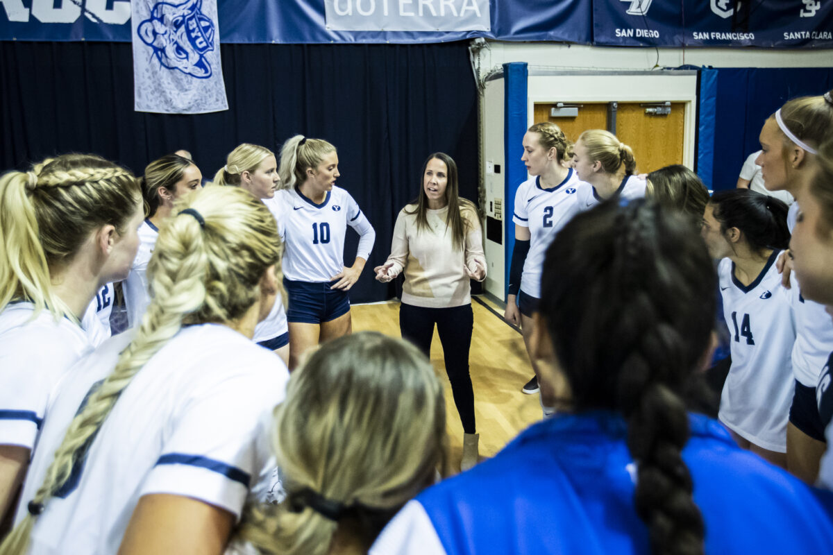 BYU women’s volleyball rallies to beat USF in four sets | News, Sports ...